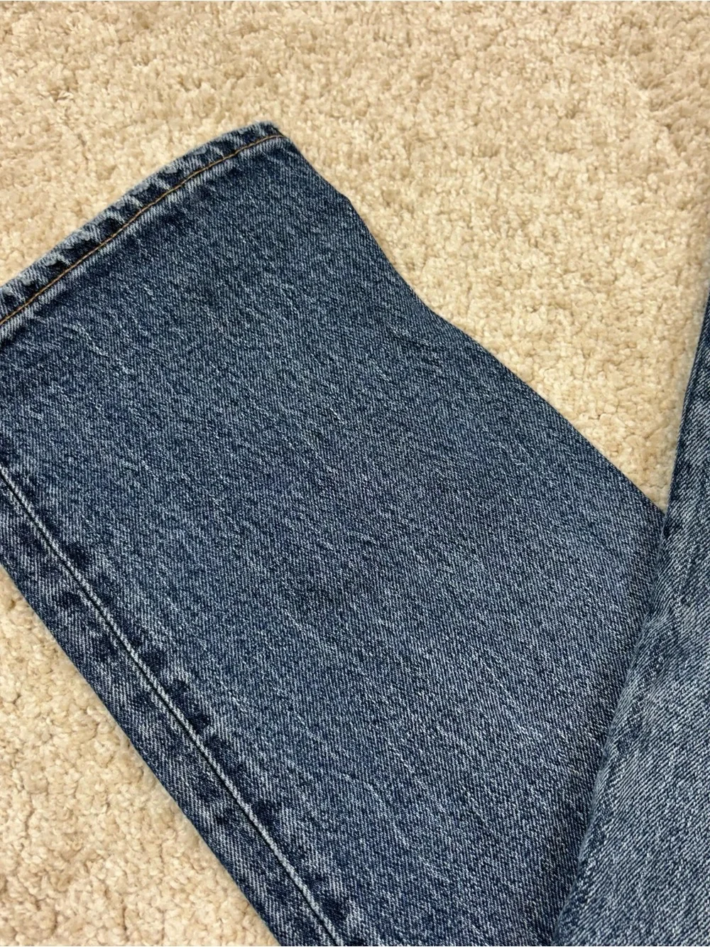 Moussy Vintage Women's Mallard Slim Straight Jeans Blue Sz 25